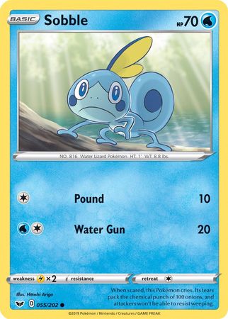 Sobble (055/202) (Premium Collection) [Sword & Shield: Base Set] | Exor Games Truro