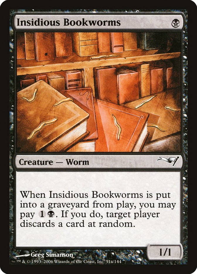 Insidious Bookworms [Coldsnap Theme Decks] | Exor Games Truro