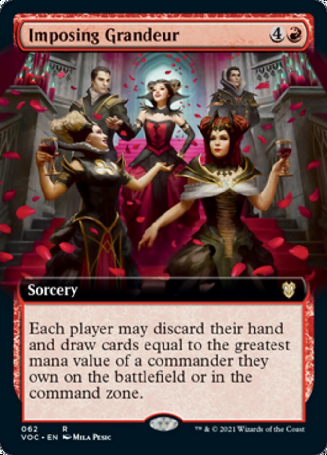 Imposing Grandeur (Extended Art) [Innistrad: Crimson Vow Commander] | Exor Games Truro