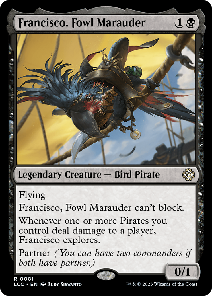 Francisco, Fowl Marauder [The Lost Caverns of Ixalan Commander] | Exor Games Truro