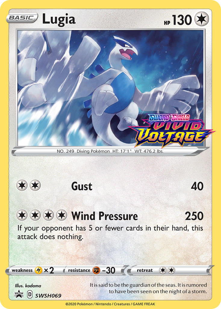 Lugia (SWSH069) (Prerelease Promo) [Sword & Shield: Black Star Promos] | Exor Games Truro