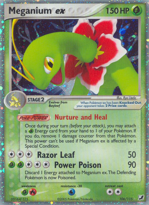 Meganium ex (106/115) [EX: Unseen Forces] | Exor Games Truro