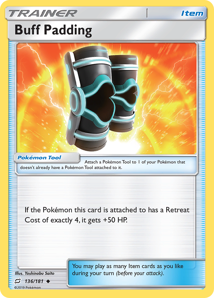 Buff Padding (136/181) [Sun & Moon: Team Up] | Exor Games Truro