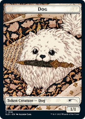 Dog // Cat Double-Sided Token [Secret Lair Commander Deck: Raining Cats and Dogs Tokens] | Exor Games Truro