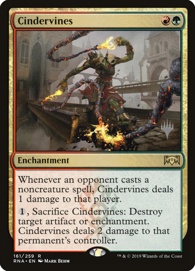 Cindervines (Promo Pack) [Ravnica Allegiance Promos] | Exor Games Truro