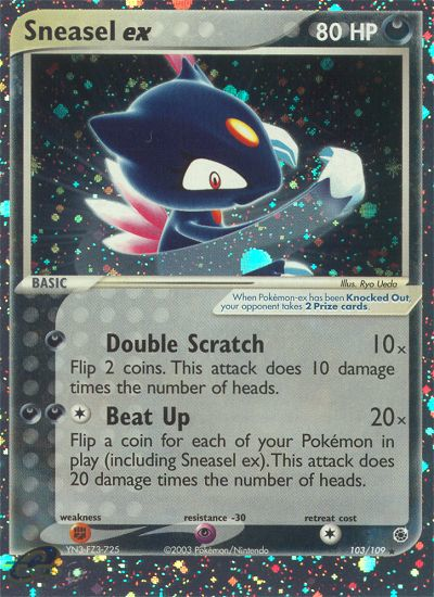 Sneasel ex (103/109) [EX: Ruby & Sapphire] | Exor Games Truro