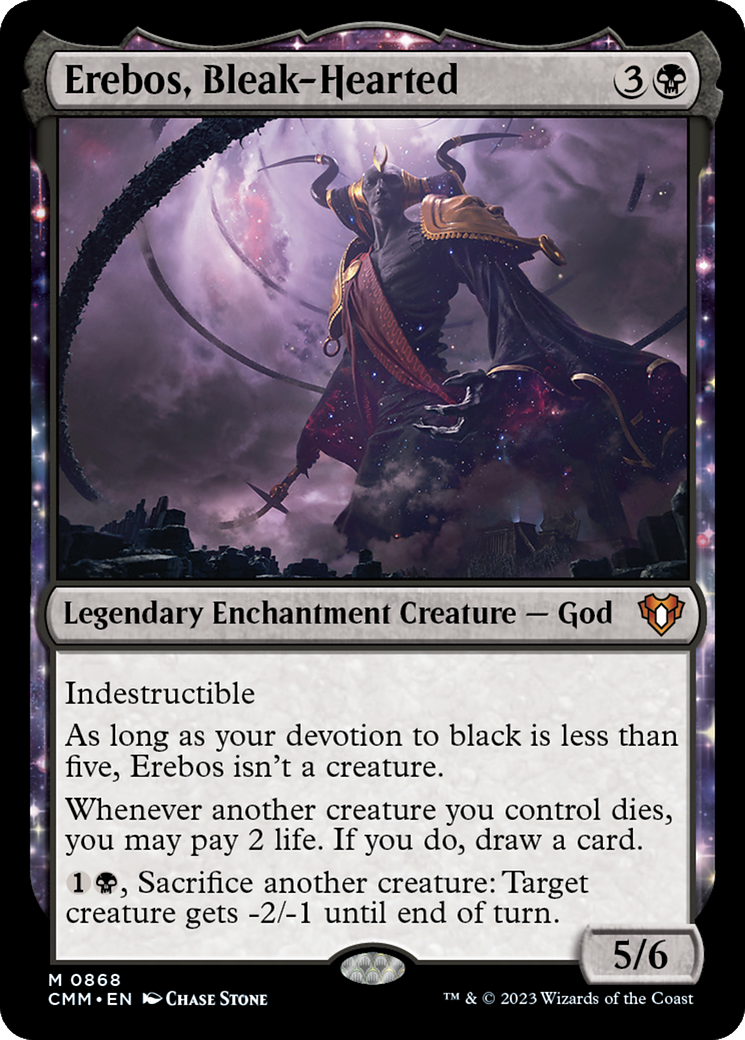Erebos, Bleak-Hearted [Commander Masters] | Exor Games Truro