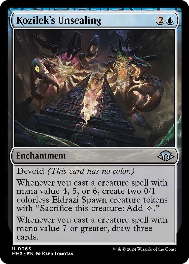 Kozilek's Unsealing [Modern Horizons 3] | Exor Games Truro