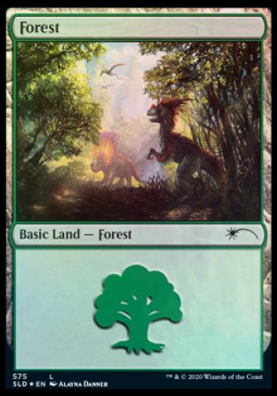 Forest (Dinosaurs) (575) [Secret Lair Drop Promos] | Exor Games Truro