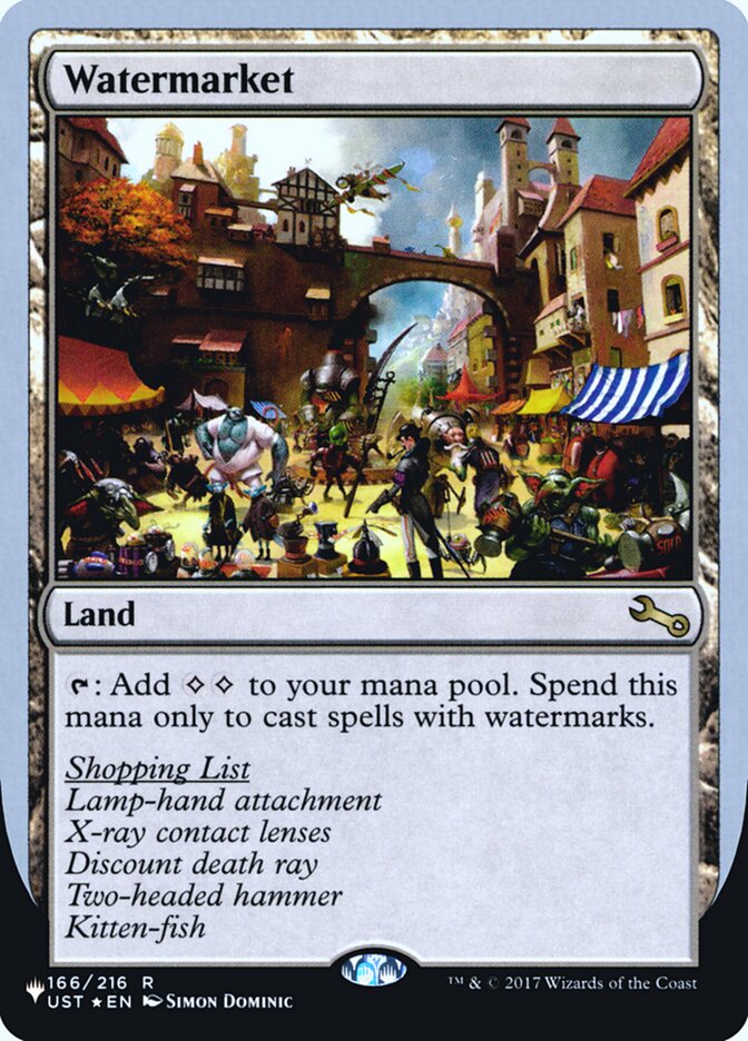 Watermarket (Unfinity Foil Edition) [The List] | Exor Games Truro