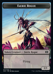 Faerie Rogue // Soldier Double-Sided Token [Double Masters 2022 Tokens] | Exor Games Truro