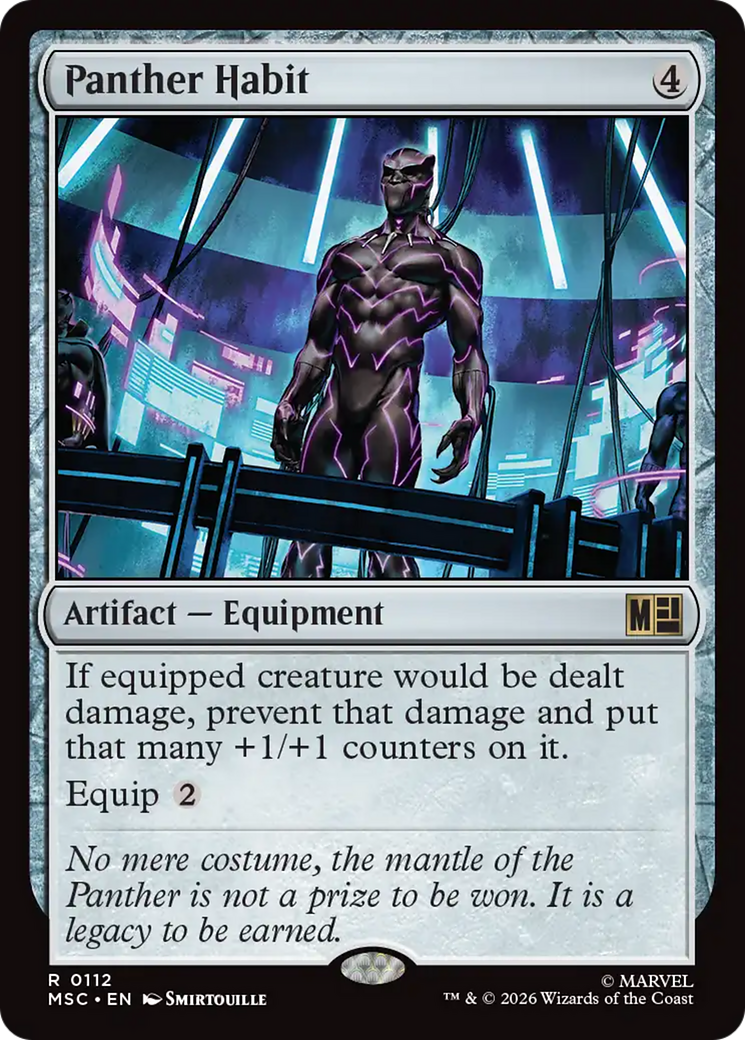 Panther Habit (Surge Foil) [Marvel Super Heroes Commander] | Exor Games Truro
