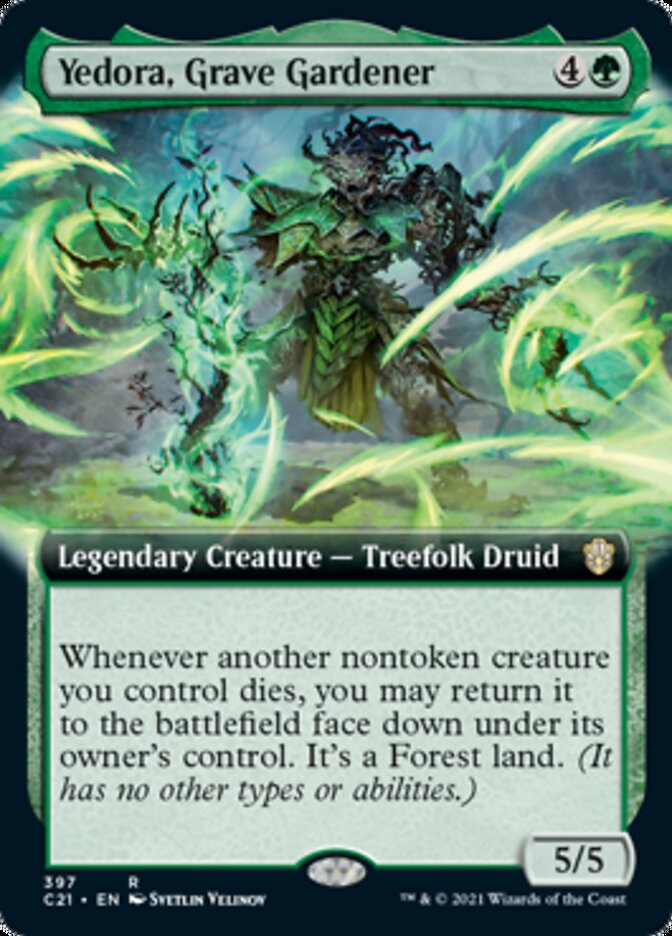 Yedora, Grave Gardener (Extended Art) [Commander 2021] | Exor Games Truro