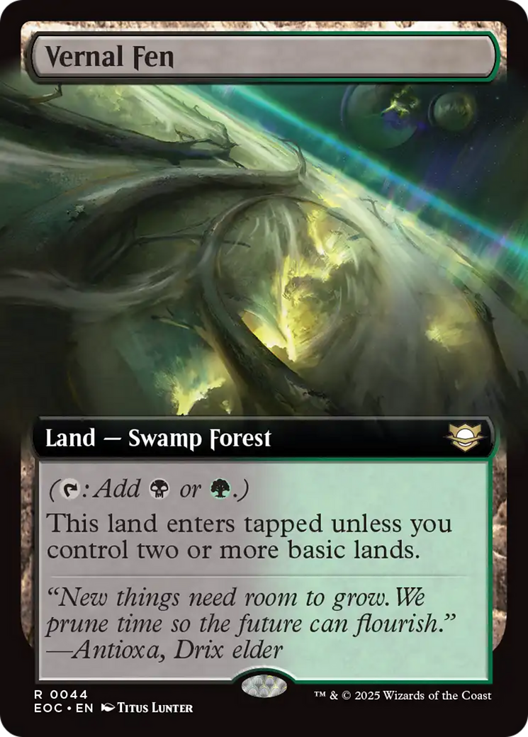 Vernal Fen (Extended Art) [Edge of Eternities Commander] | Exor Games Truro