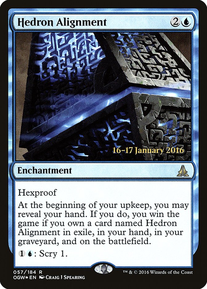 Hedron Alignment [Oath of the Gatewatch Prerelease Promos] | Exor Games Truro