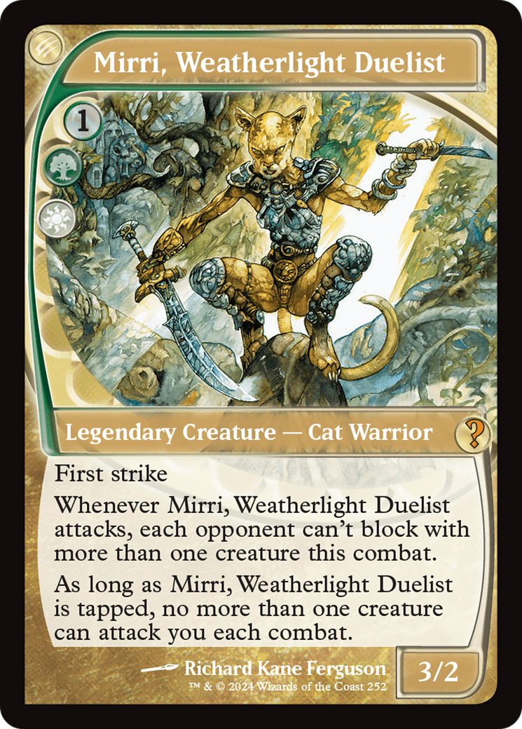 Mirri, Weatherlight Duelist (Future Sight) [Mystery Booster 2] | Exor Games Truro