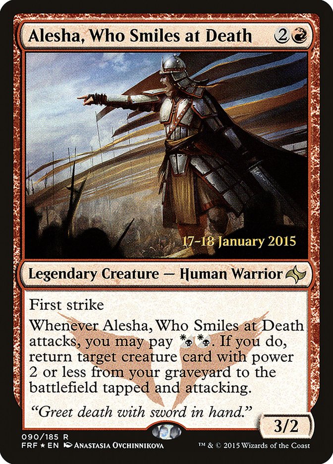 Alesha, Who Smiles at Death [Fate Reforged Prerelease Promos] | Exor Games Truro