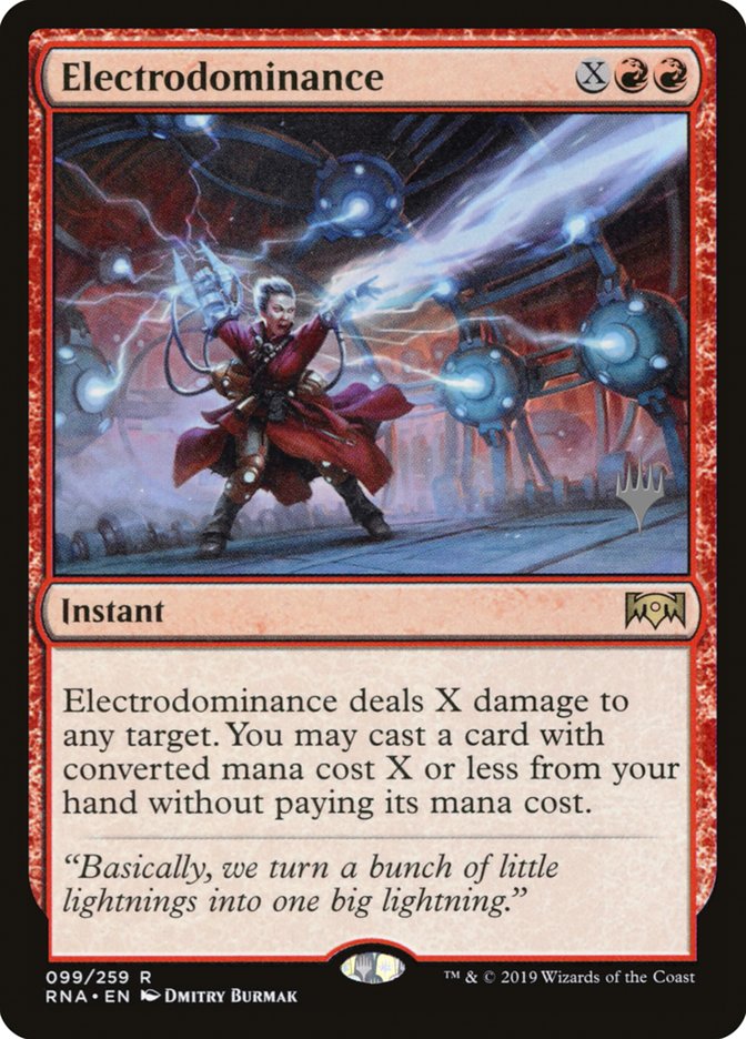 Electrodominance (Promo Pack) [Ravnica Allegiance Promos] | Exor Games Truro