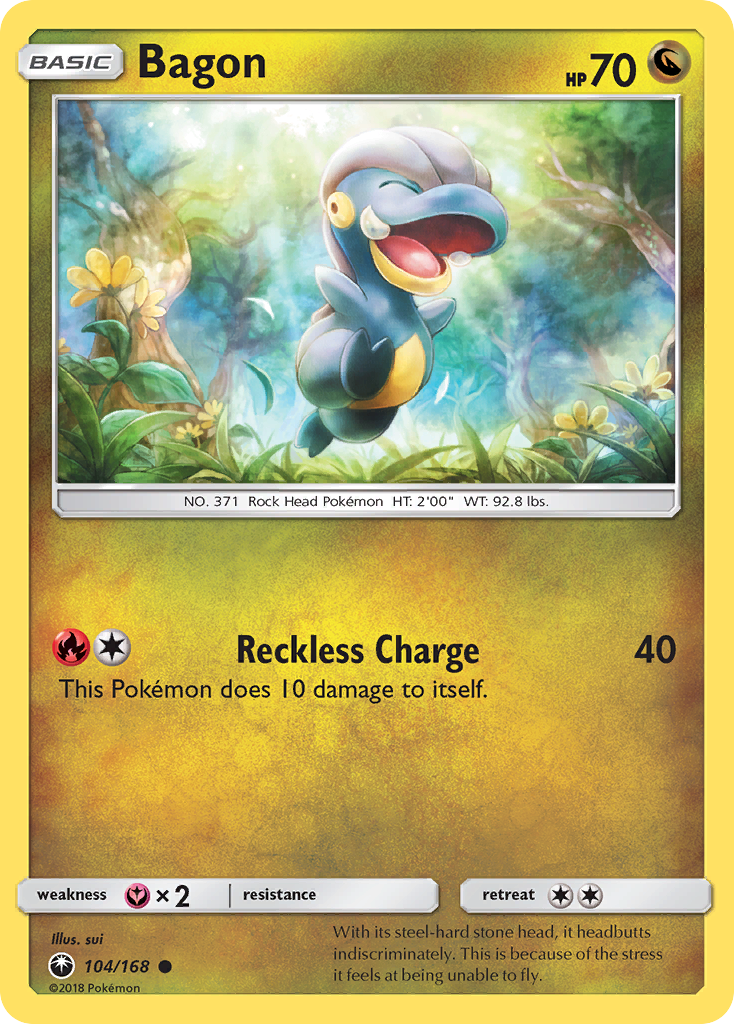 Bagon (104/168) [Sun & Moon: Celestial Storm] | Exor Games Truro