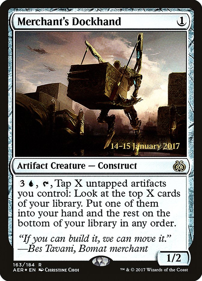 Merchant's Dockhand [Aether Revolt Prerelease Promos] | Exor Games Truro