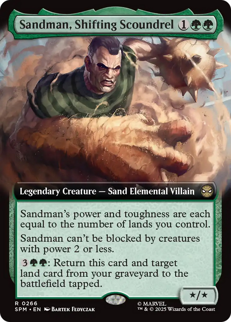 Sandman, Shifting Scoundrel (Extended Art) [Marvel's Spider-Man] | Exor Games Truro