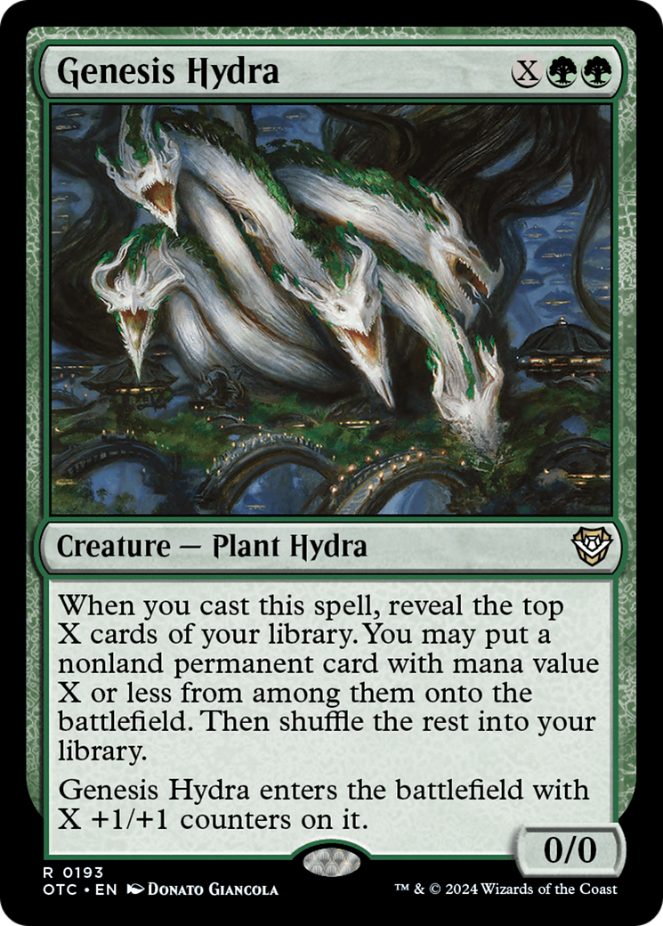 Genesis Hydra [Outlaws of Thunder Junction Commander] | Exor Games Truro