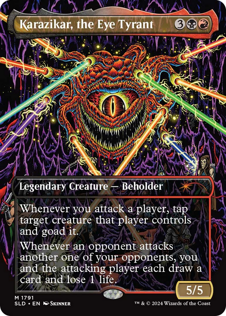 Karazikar, the Eye Tyrant (Rainbow Foil) [Secret Lair Drop Series] | Exor Games Truro