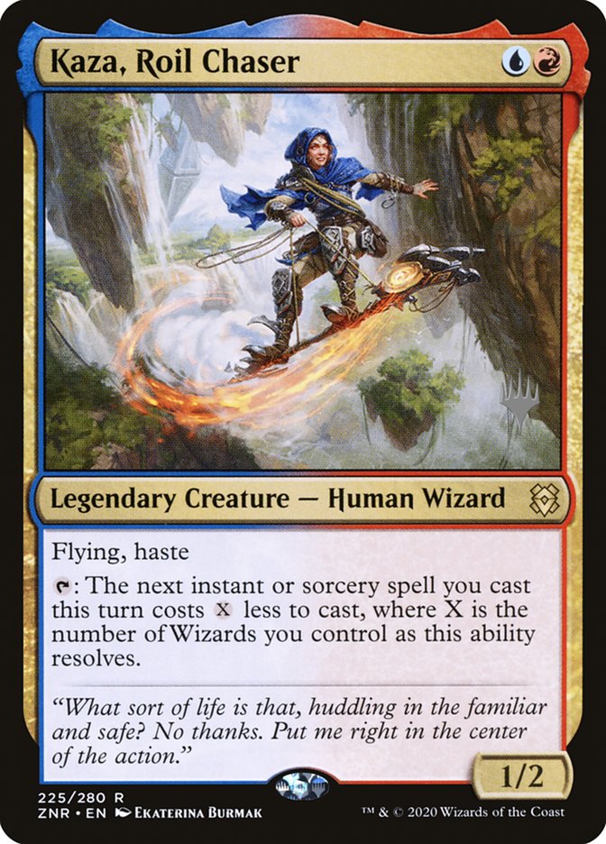 Kaza, Roil Chaser (Promo Pack) [Zendikar Rising Promos] | Exor Games Truro
