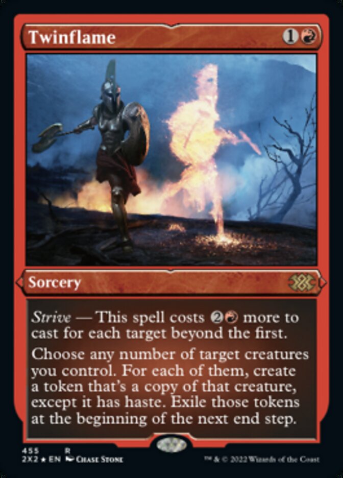 Twinflame (Foil Etched) [Double Masters 2022] | Exor Games Truro