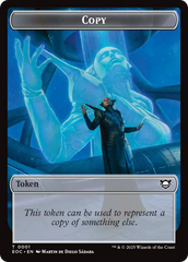 Copy // Clue Double-Sided Token [Edge of Eternities Commander Tokens] | Exor Games Truro