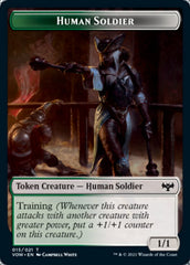 Insect // Human Soldier Double-Sided Token [Innistrad: Crimson Vow Tokens] | Exor Games Truro