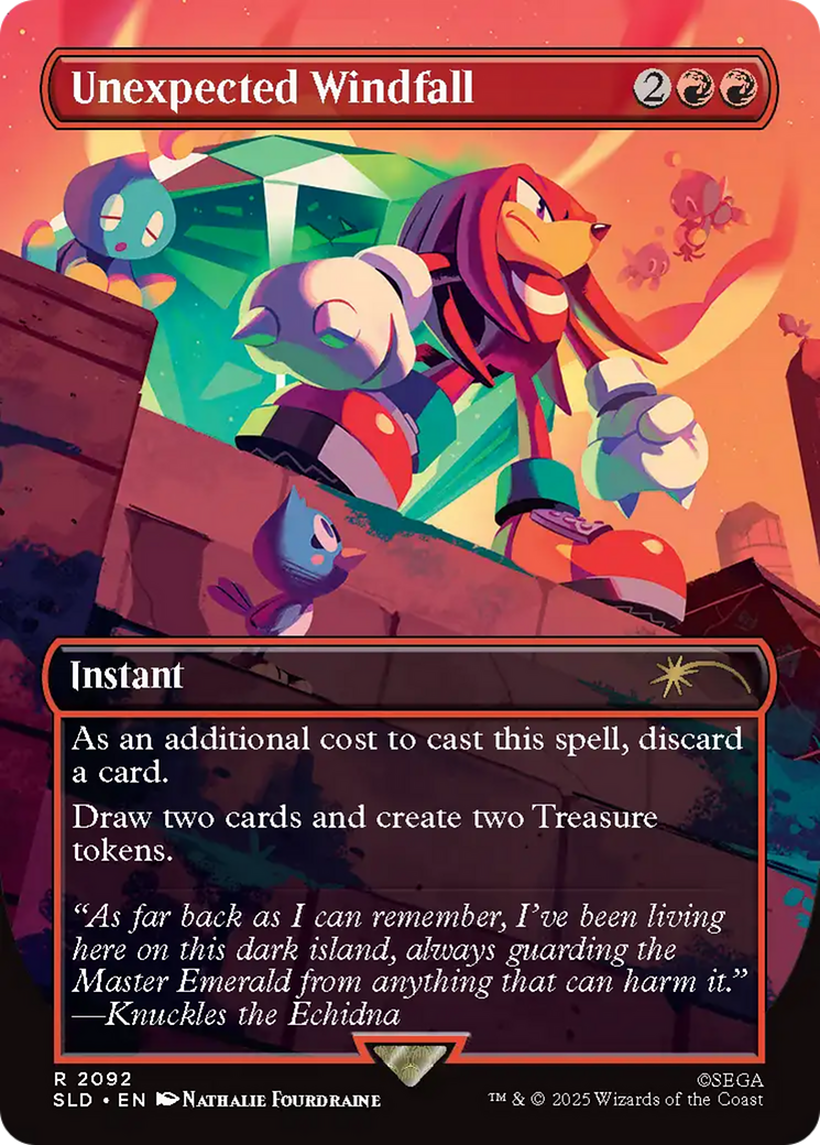 Unexpected Windfall (2092) (Rainbow Foil) [Secret Lair Drop Series] | Exor Games Truro