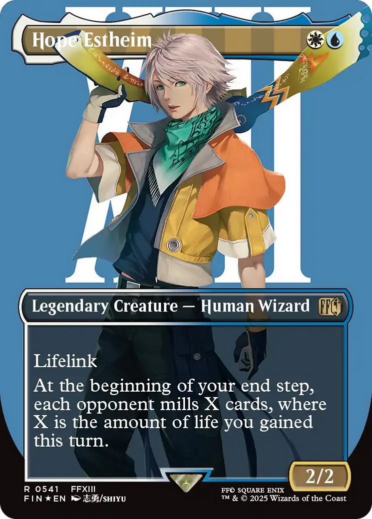 Hope Estheim (Borderless) (Surge Foil) [FINAL FANTASY] | Exor Games Truro