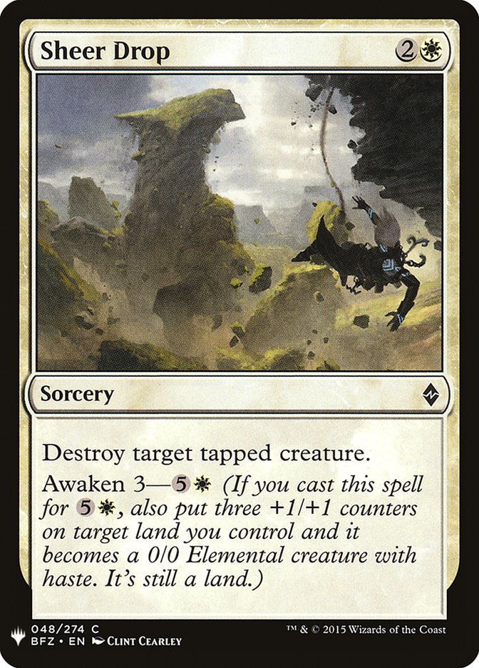 Sheer Drop [Mystery Booster] | Exor Games Truro