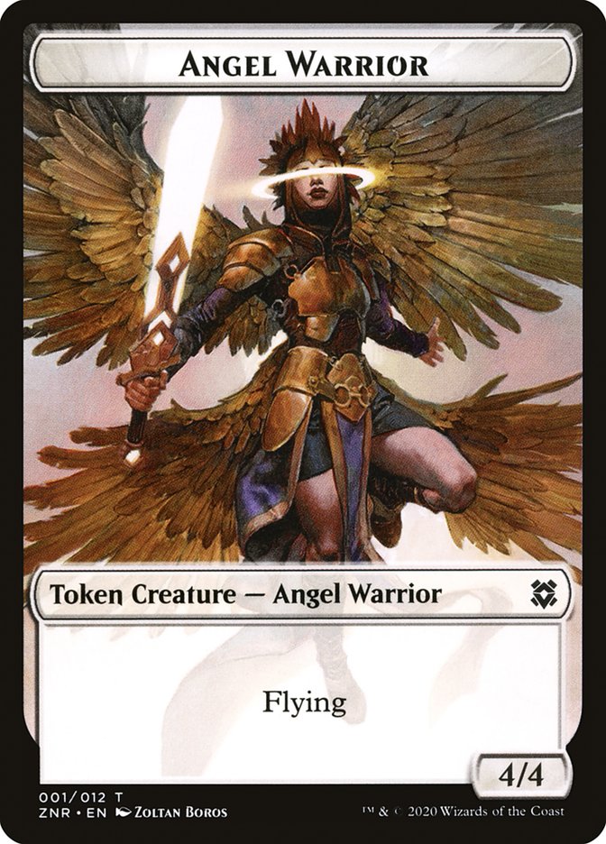 Angel Warrior Token [Zendikar Rising Tokens] | Exor Games Truro