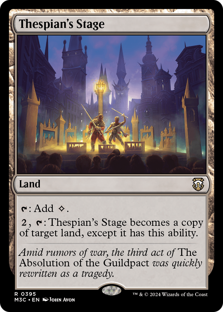 Thespian's Stage (Ripple Foil) [Modern Horizons 3 Commander] | Exor Games Truro