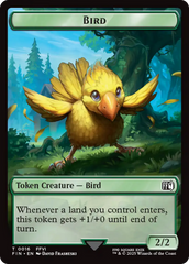 Bird (0016) // Wizard (0014) Double-Sided Token [FINAL FANTASY Tokens] | Exor Games Truro
