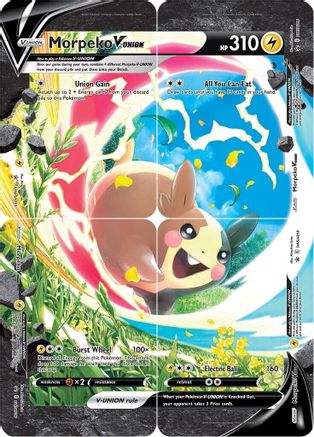 Morpeko V-UNION (SWSH215-218) (Set of 4) [Sword & Shield: Black Star Promos] | Exor Games Truro