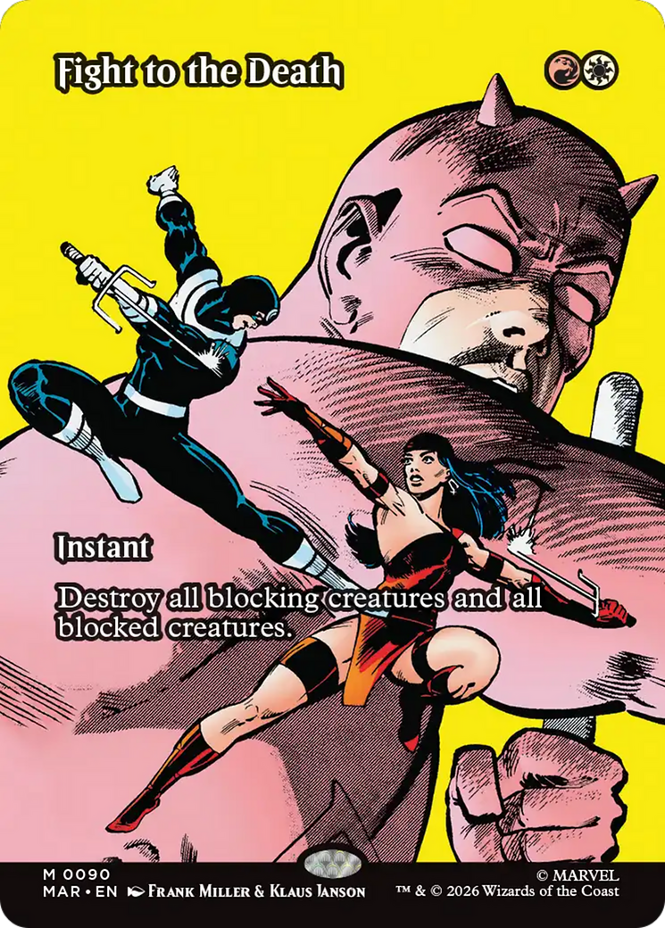 Fight to the Death (Borderless) [Marvel Universe: Eternal-Legal] | Exor Games Truro