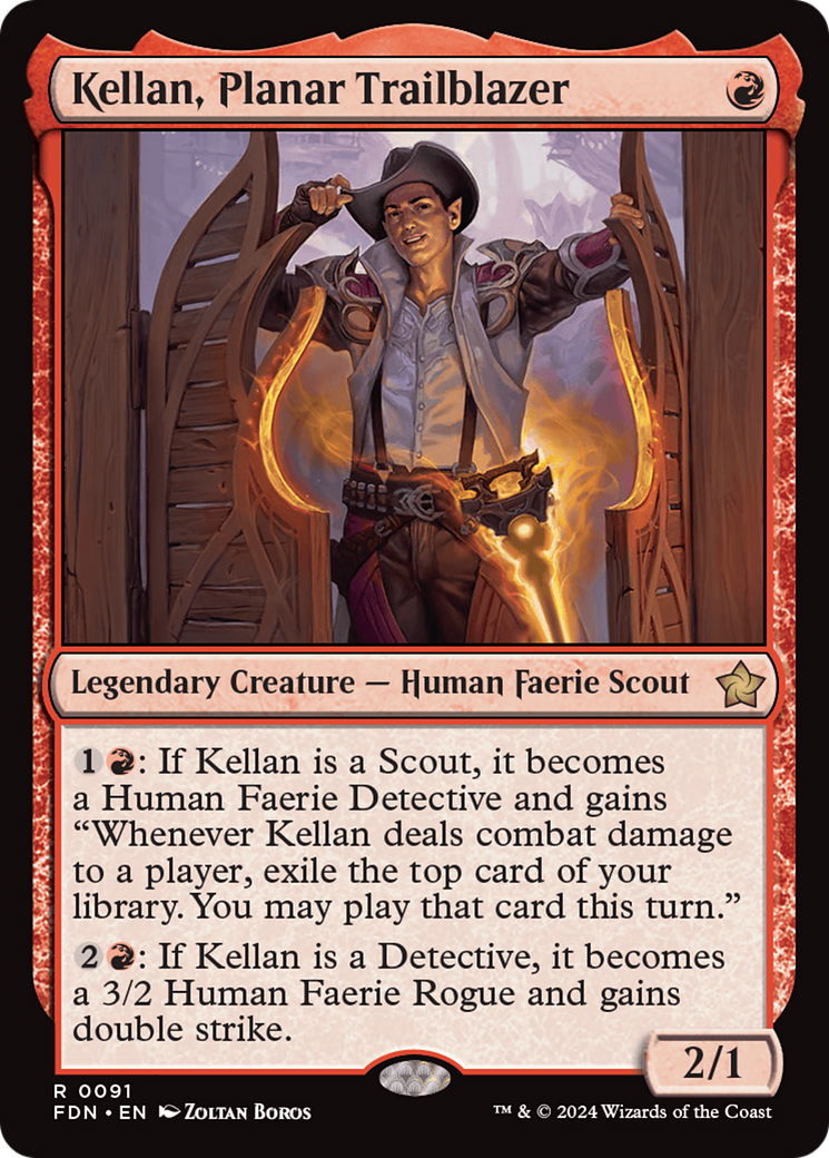 Kellan, Planar Trailblazer [Foundations] | Exor Games Truro