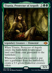 Titania, Protector of Argoth (Foil Etched) [Modern Horizons 2] | Exor Games Truro