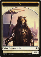 Rat // Cat Double-Sided Token [Commander 2017 Tokens] | Exor Games Truro