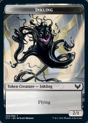 Inkling // Spirit Double-Sided Token [Strixhaven: School of Mages Tokens] | Exor Games Truro