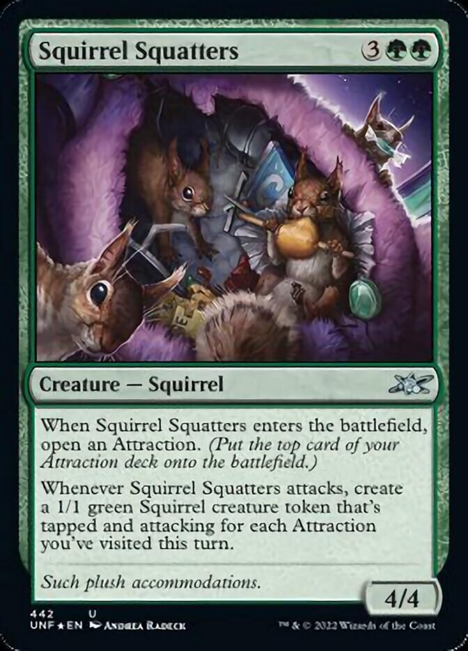 Squirrel Squatters (Galaxy Foil) [Unfinity] | Exor Games Truro