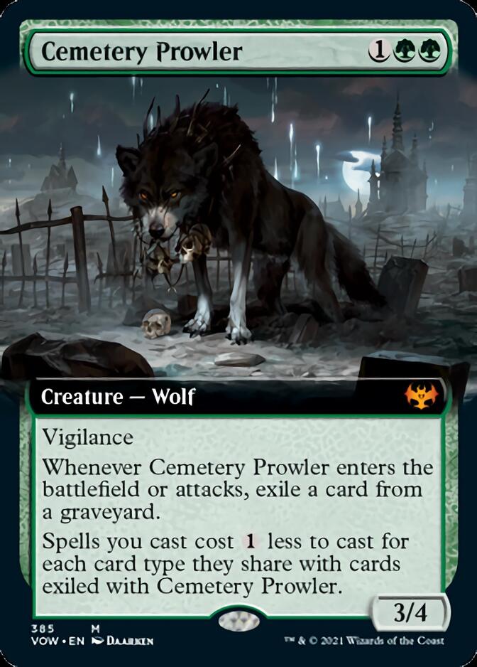 Cemetery Prowler (Extended Art) [Innistrad: Crimson Vow] | Exor Games Truro