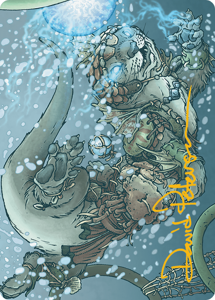 Kitsa, Otterball Elite Art Card (Gold-Stamped Signature) [Bloomburrow Art Series] | Exor Games Truro
