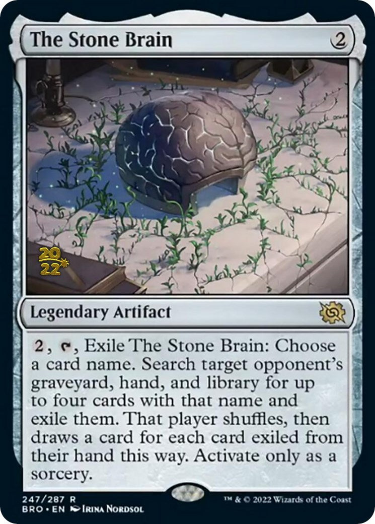 The Stone Brain [The Brothers' War Prerelease Promos] | Exor Games Truro