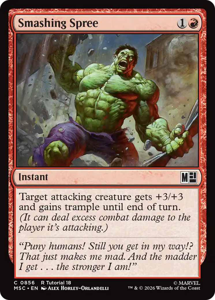 Smashing Spree (0856) [Marvel Super Heroes Commander] | Exor Games Truro