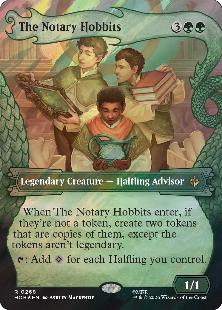 The Notary Hobbits (Showcase) (Surge Foil) [The Hobbit] | Exor Games Truro