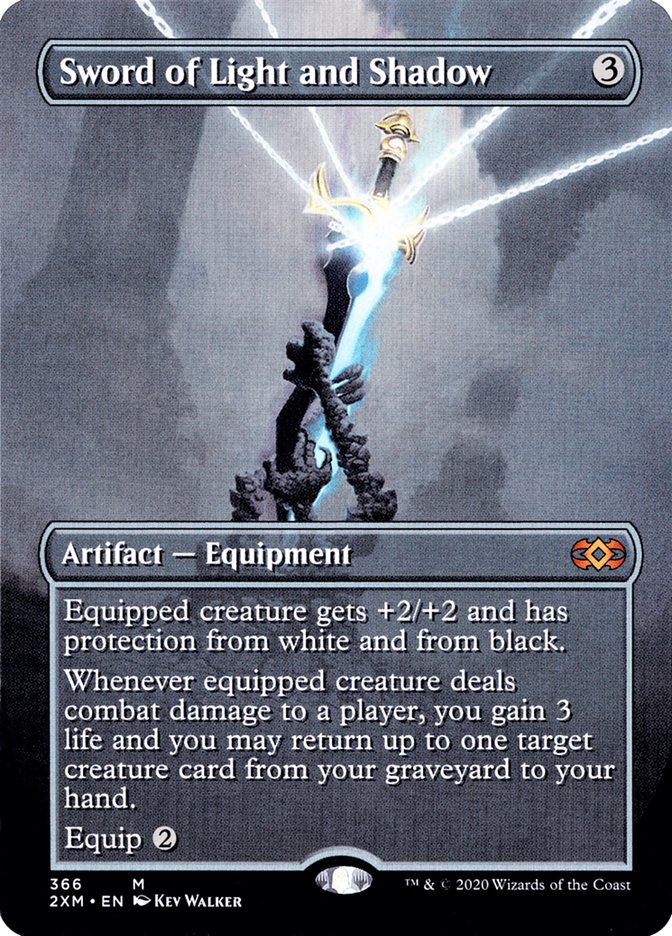 Sword of Light and Shadow (Toppers) [Double Masters] | Exor Games Truro